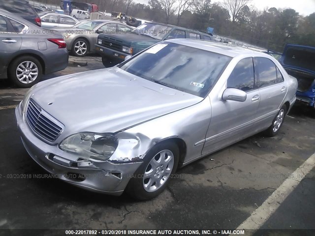 WDBNG70J72A288386 - 2002 MERCEDES-BENZ S 430 SILVER photo 2