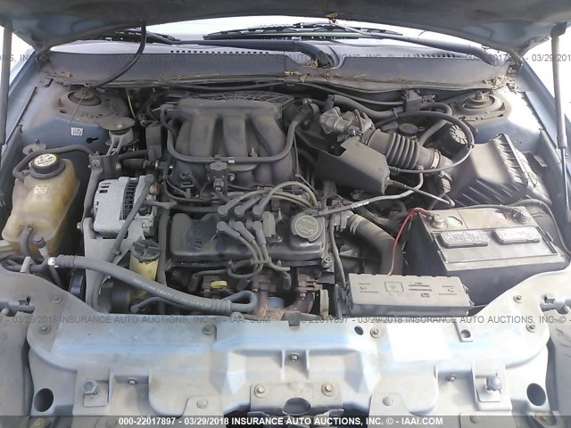 1FAFP53U06A126935 - 2006 FORD TAURUS SE BLUE photo 10