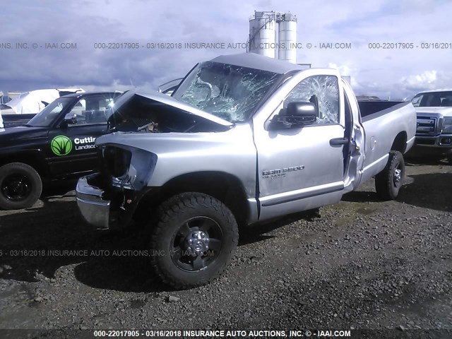 3D7LX38C36G200647 - 2006 DODGE RAM 3500 ST/SLT SILVER photo 2