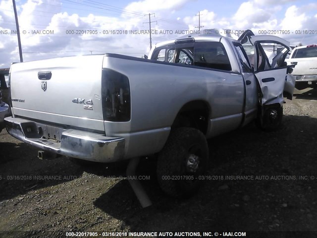 3D7LX38C36G200647 - 2006 DODGE RAM 3500 ST/SLT SILVER photo 4