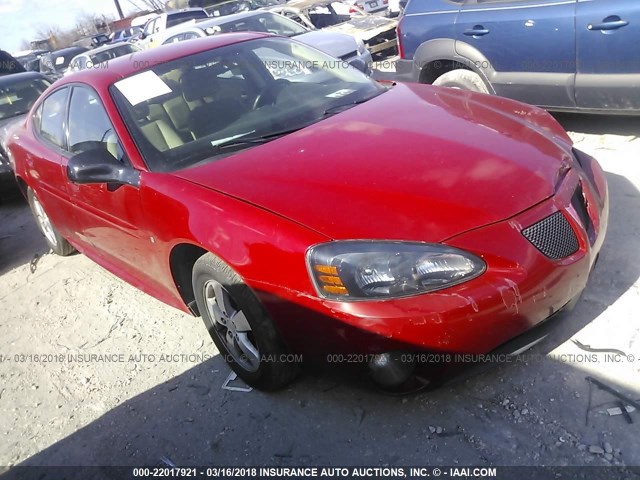 2G2WP552671160836 - 2007 PONTIAC GRAND PRIX RED photo 1