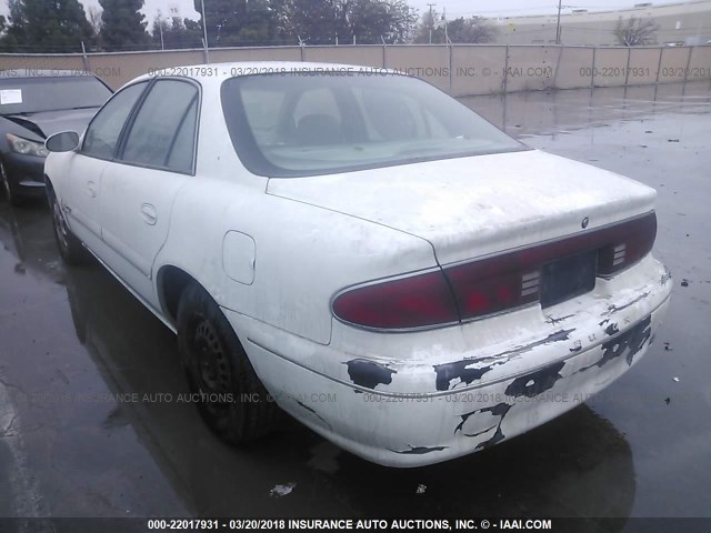 2G4WS52J1Y1165462 - 2000 BUICK CENTURY CUSTOM WHITE photo 3