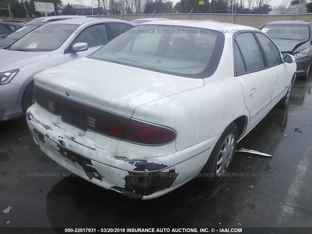 2G4WS52J1Y1165462 - 2000 BUICK CENTURY CUSTOM WHITE photo 4