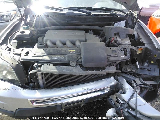 YV4CZ852181423118 - 2008 VOLVO XC90 V8 SILVER photo 10