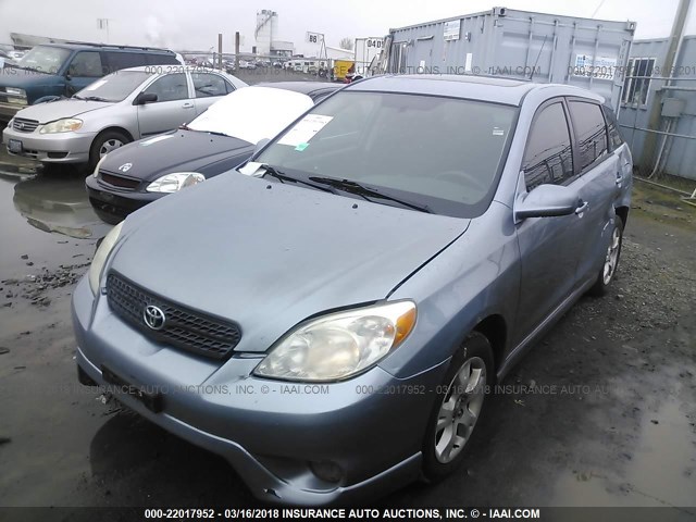 2T1KR32E36C555628 - 2006 TOYOTA COROLLA MATRIX XR BLUE photo 2