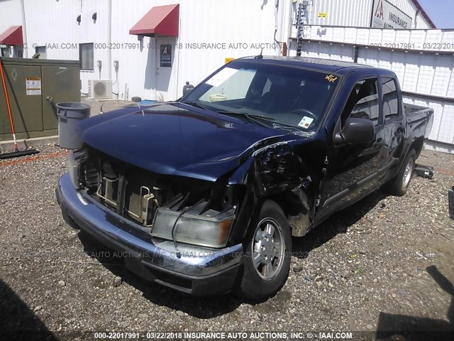 1GCCS339588203305 - 2008 CHEVROLET COLORADO LT BLUE photo 2