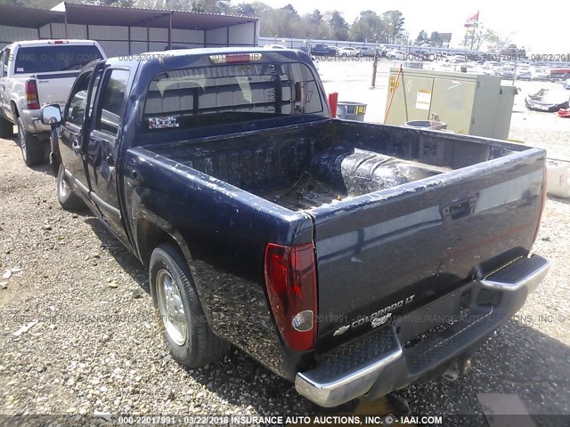 1GCCS339588203305 - 2008 CHEVROLET COLORADO LT BLUE photo 3