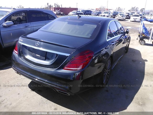 WDDUG8CB3GA222311 - 2016 MERCEDES-BENZ S 550 GRAY photo 4