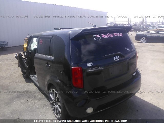 JTLKE50E791062431 - 2009 TOYOTA SCION XB შავი ფოტო 3