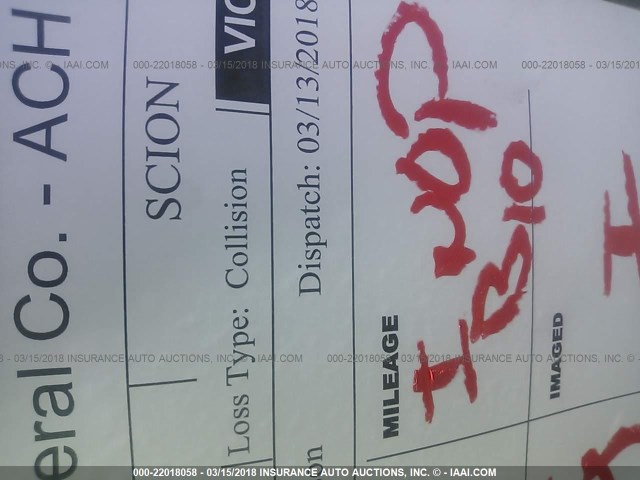 JTLKE50E791062431 - 2009 TOYOTA SCION XB შავი ფოტო 7