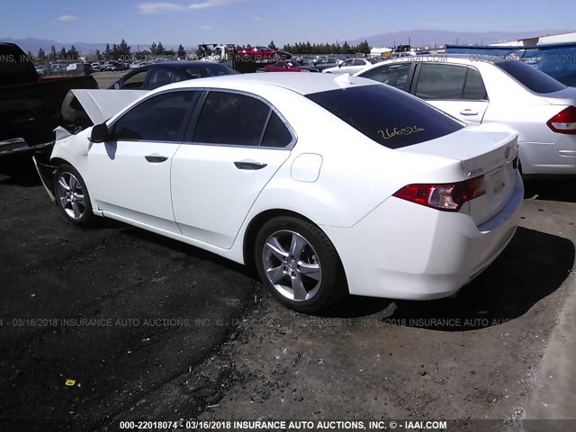 JH4CU2F69DC000171 - 2013 ACURA TSX TECH WHITE photo 3