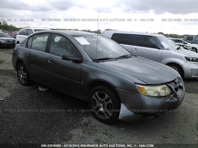 1G8AL52F15Z152800 - 2005 SATURN ION LEVEL 3 GRAY photo 1