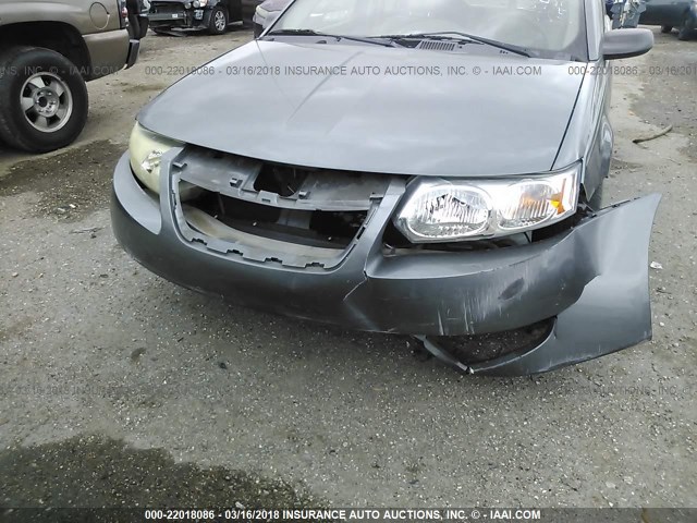 1G8AL52F15Z152800 - 2005 SATURN ION LEVEL 3 GRAY photo 6