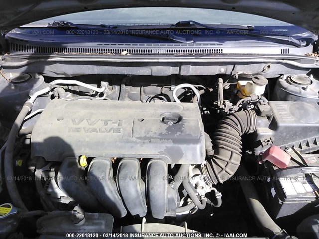 2T1BR32E26C693337 - 2006 TOYOTA COROLLA CE/LE/S GRAY photo 10