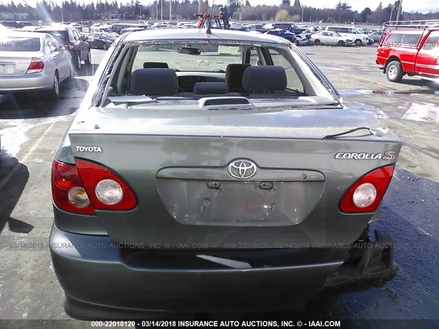 2T1BR32E26C693337 - 2006 TOYOTA COROLLA CE/LE/S GRAY photo 6