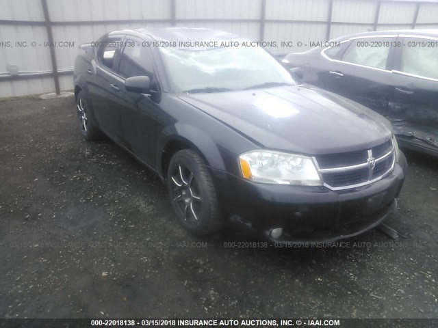 1B3CC5FB4AN142321 - 2010 DODGE AVENGER R/T BLACK photo 1