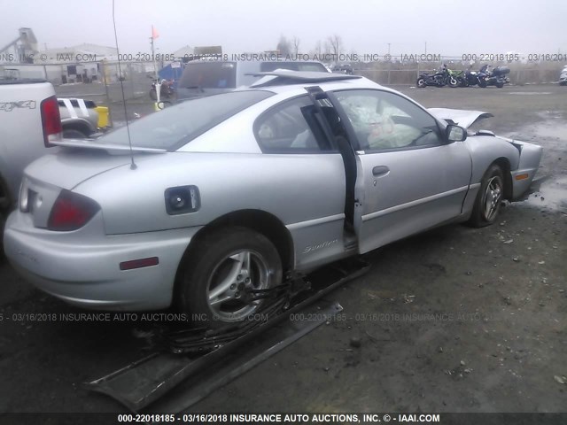 1G2JB12F347337947 - 2004 PONTIAC SUNFIRE SILVER photo 4