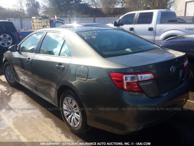 4T4BF1FK5CR202305 - 2012 TOYOTA CAMRY SE/LE/XLE 绿色 照片 3