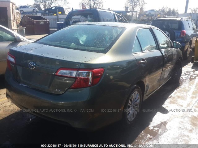4T4BF1FK5CR202305 - 2012 TOYOTA CAMRY SE/LE/XLE 绿色 照片 4