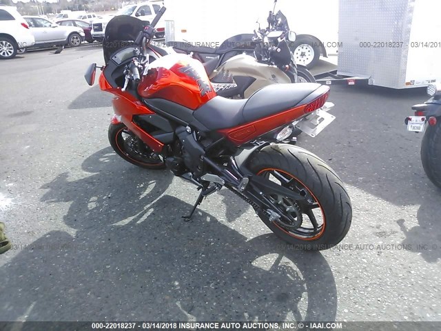 JKAEXEC12BDA75178 - 2011 KAWASAKI EX650 C 橙色 照片 3