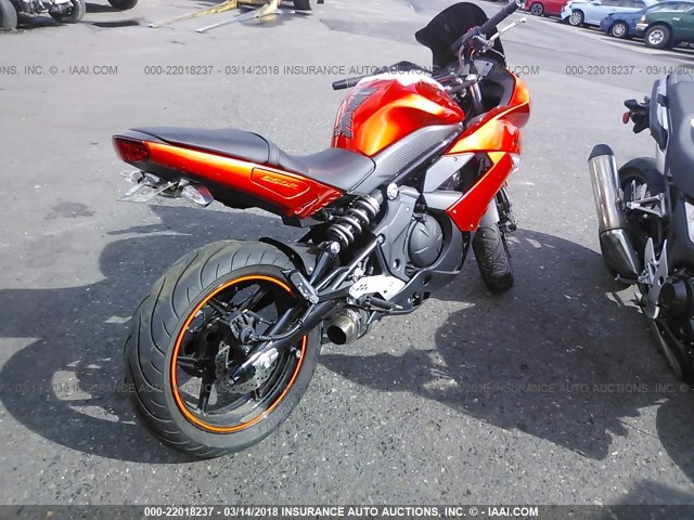 JKAEXEC12BDA75178 - 2011 KAWASAKI EX650 C 橙色 照片 4