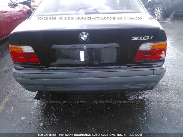 WBACA6327RFK65533 - 1994 BMW 318 I AUTOMATIC BLACK photo 6