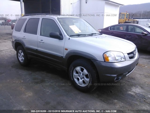 4F2YZ94133KM34308 - 2003 MAZDA TRIBUTE LX SILVER photo 1