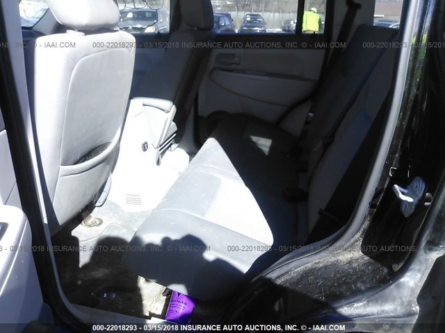 1J8GN28K48W132987 - 2008 JEEP LIBERTY SPORT 黑色 照片 8