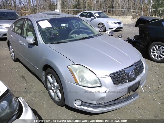 1N4BA41EX4C893845 - 2004 NISSAN MAXIMA SE/SL SILVER photo 1