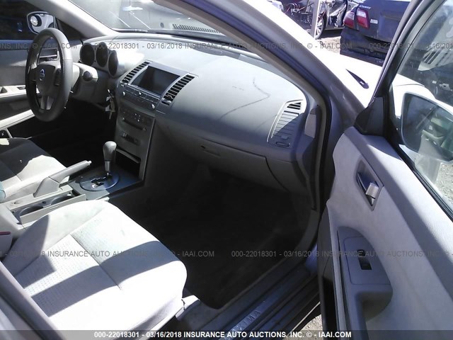 1N4BA41EX4C893845 - 2004 NISSAN MAXIMA SE/SL SILVER photo 5