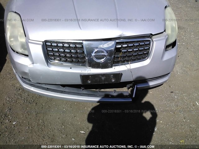 1N4BA41EX4C893845 - 2004 NISSAN MAXIMA SE/SL SILVER photo 6