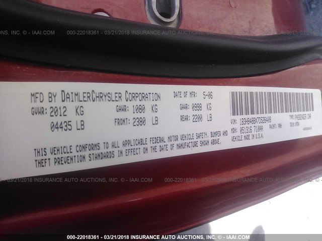 1B3HB48BX7D526408 - 2007 DODGE CALIBER SXT RED photo 9