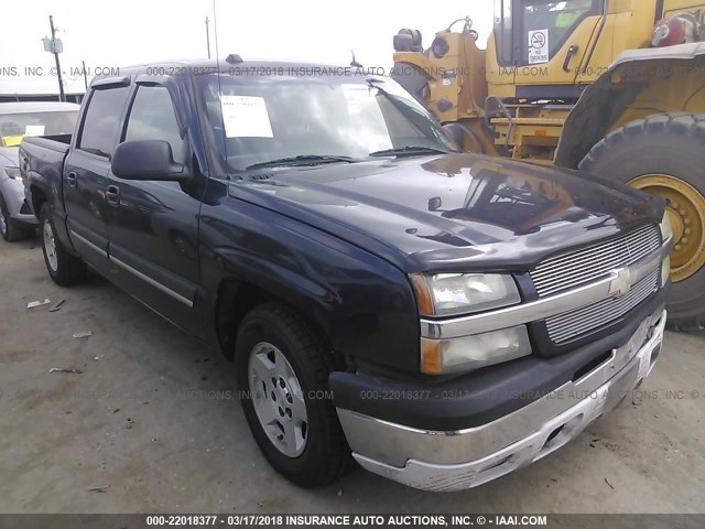 2GCEC13T951217812 - 2005 CHEVROLET SILVERADO C1500 BLUE photo 1