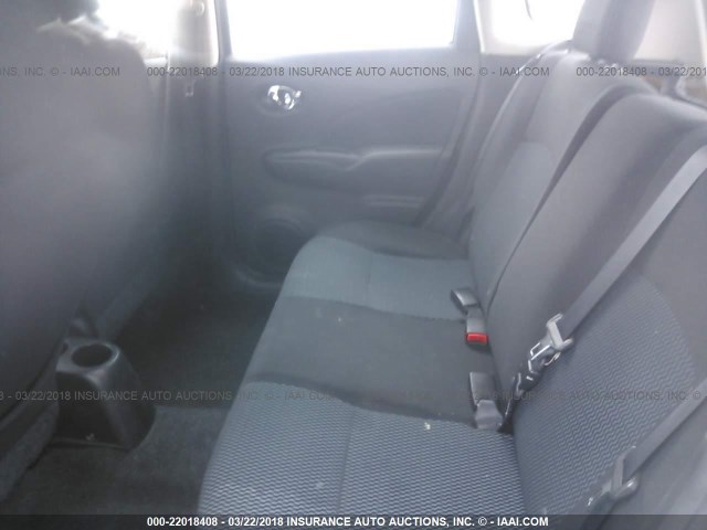 3N1CE2CP2EL401906 - 2014 NISSAN VERSA NOTE S/S PLUS/SV/SL GRAY photo 8