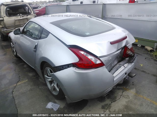 JN1AZ4EH0BM552791 - 2011 NISSAN 370Z TOURING/NISMO SILVER photo 3