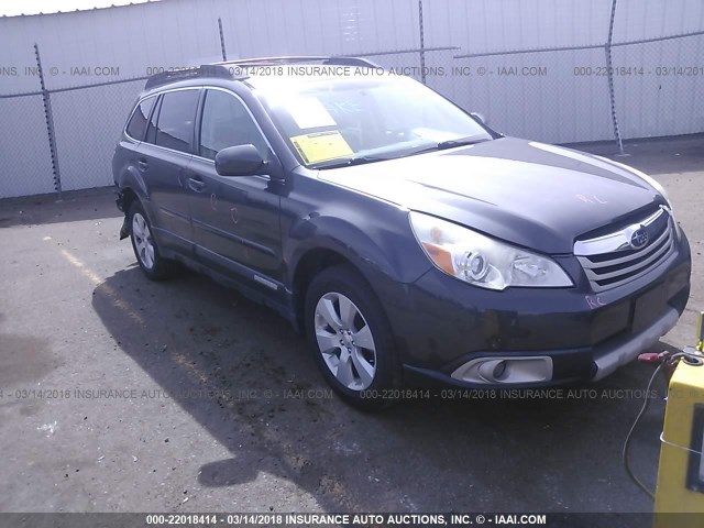 4S4BRCKC0B3403125 - 2011 SUBARU OUTBACK 2.5I LIMITED GRAY photo 1