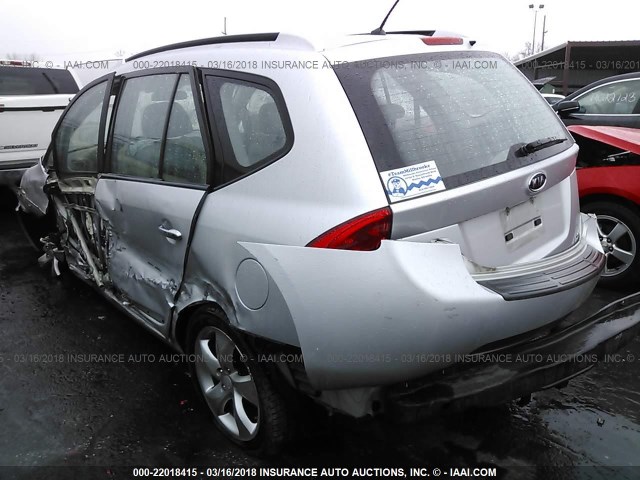 KNAFG526077106080 - 2007 KIA RONDO LX/EX SILVER photo 3