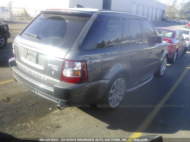 SALSF25446A913760 - 2006 LAND ROVER RANGE ROVER SPORT HSE GRAY photo 4