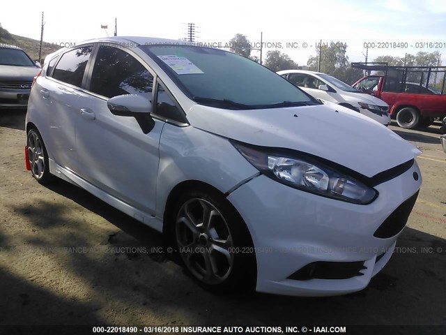 3FADP4GXXFM176220 - 2015 FORD FIESTA ST WHITE photo 1