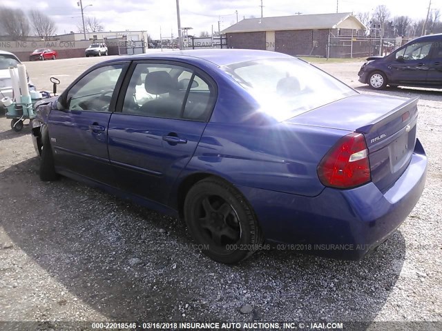 1G1ZW53146F179701 - 2006 CHEVROLET MALIBU SS BLUE photo 3