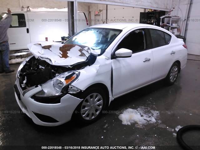 3N1CN7AP0FL909423 - 2015 NISSAN VERSA S/S PLUS/SV/SL WHITE photo 2