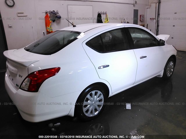 3N1CN7AP0FL909423 - 2015 NISSAN VERSA S/S PLUS/SV/SL WHITE photo 4