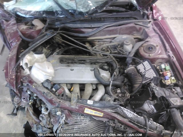 1NXBR18E1WZ001188 - 1998 TOYOTA COROLLA VE/CE/LE 勃艮第红 照片 10