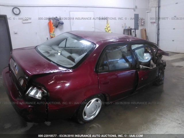 1NXBR18E1WZ001188 - 1998 TOYOTA COROLLA VE/CE/LE 勃艮第红 照片 4
