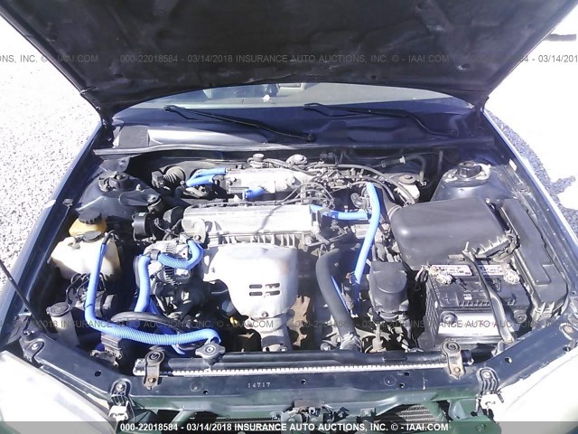4T1BG22K2WU197409 - 1998 TOYOTA CAMRY CE/LE/XLE 绿色 照片 10