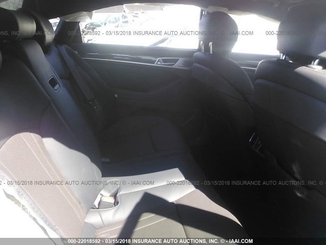 KMHGN4JB1JU253146 - 2018 GENESIS G80 SPORT BLUE photo 8