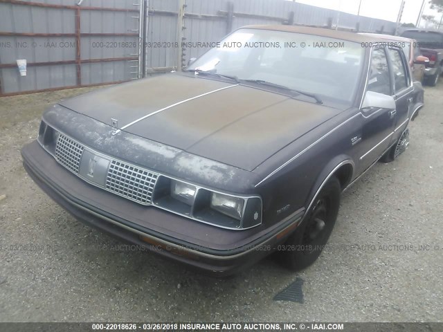 1G3AM19R4FD431376 - 1985 OLDSMOBILE CUTLASS CIERA BROUGHAM BROWN photo 2