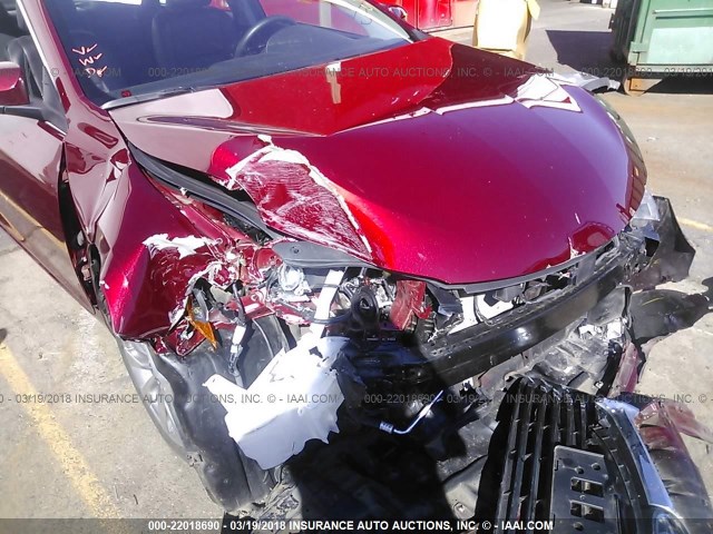 4T1BF1FK5GU581337 - 2016 TOYOTA CAMRY LE/XLE/SE/XSE RED photo 6