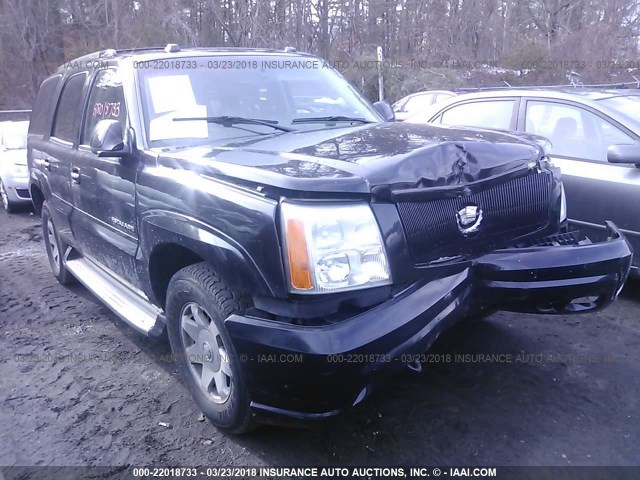 1GYEK63N84R140321 - 2004 CADILLAC ESCALADE LUXURY შავი ფოტო 1