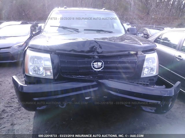 1GYEK63N84R140321 - 2004 CADILLAC ESCALADE LUXURY შავი ფოტო 6